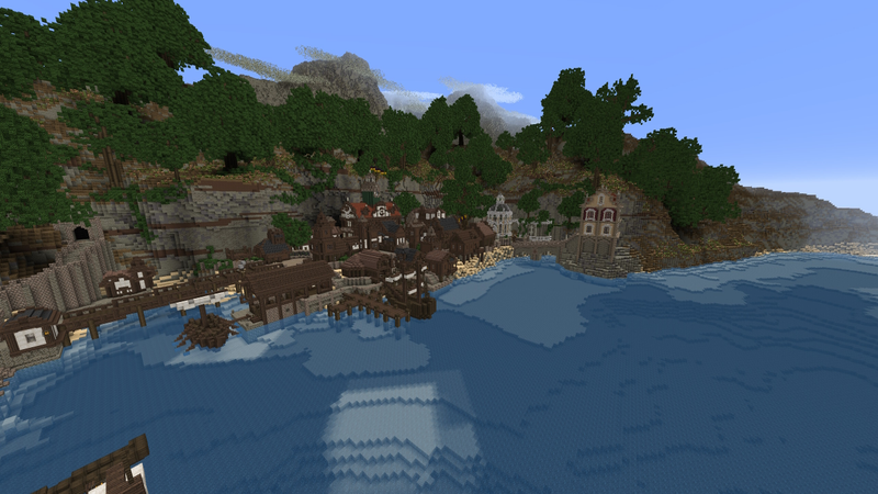 Illustration for article titled Minecraft Village Would Make a Nice Vacation Spot